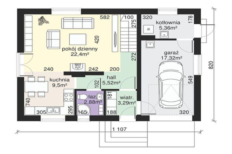 4 Pokoje Pokoje,2 ŁazienkiŁazienki,Domy - rynek pierwotny,Sprzedaż,3324