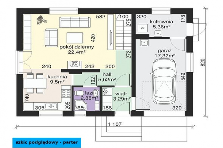 4 Pokoje Pokoje,2 ŁazienkiŁazienki,Domy - rynek pierwotny,Sprzedaż,3357